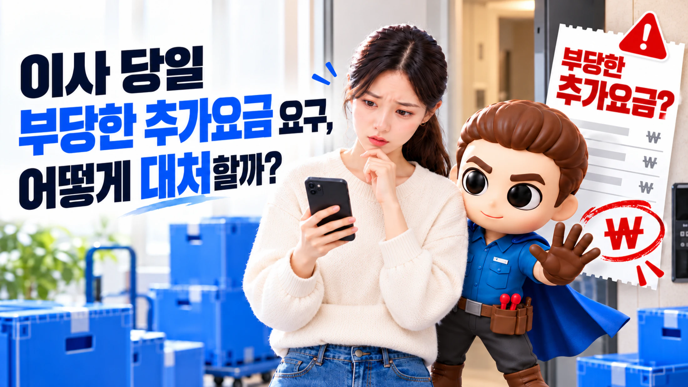 이사 당일 부당한 추가요금 요구, 어떻게 대처할까? 대응 5단계와 배상 기준